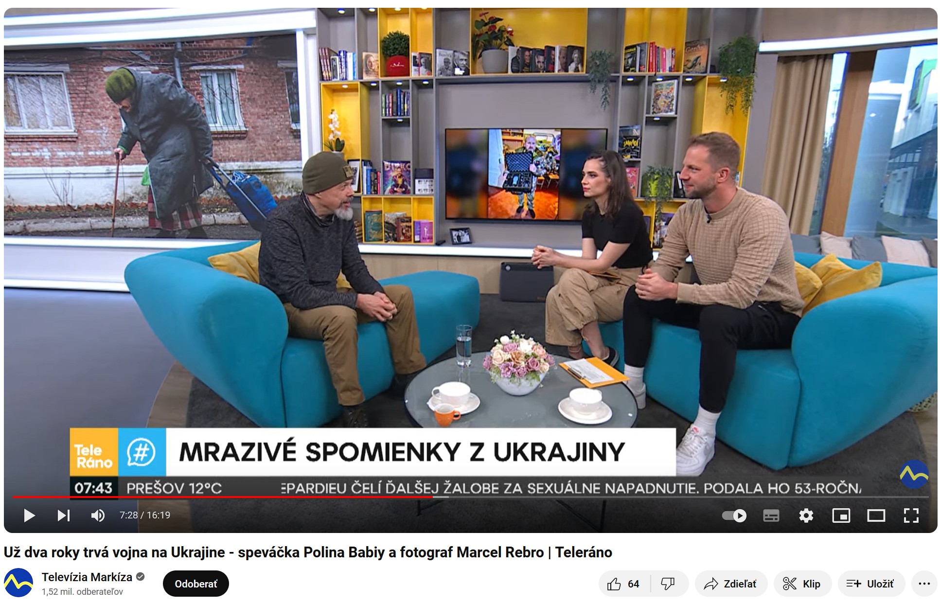 Už dva roky trvá vojna na Ukrajine – speváčka Polina Babiy a fotograf Marcel Rebro