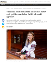 Väčšina z nich nemá ešte ani tridsať rokov a už prišli o manželov. Zabili ich ruskí agresori