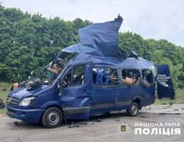 Mierové rokovania á la Rusko: 9 mŕtvych cestujúcich v mikrobuse
