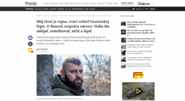 Môj život je vojna, vraví veliteľ Gruzínskej légie. O Rusoch rozpráva surovo: Vedia iba zabíjať, znásilňovať, ničiť a lúpiť