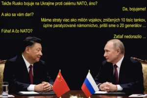 V Ukrajine vraj prebieha vojna Ruska proti NATO. Len NATO zatiaľ nedorazilo.