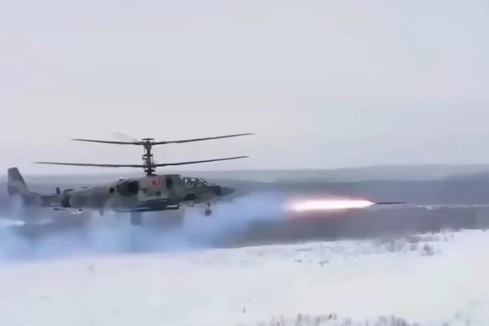 KA-52: na cvičisku lovec. V Ukrajine korisť