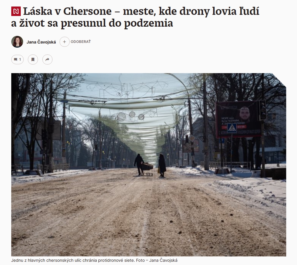 Láska v Chersone – meste, kde drony lovia ľudí a život sa presunul do podzemia